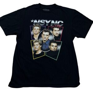 NSYNC T-Shirt Limited Edition Volume‎ One April 2018 Black Pop Band Large